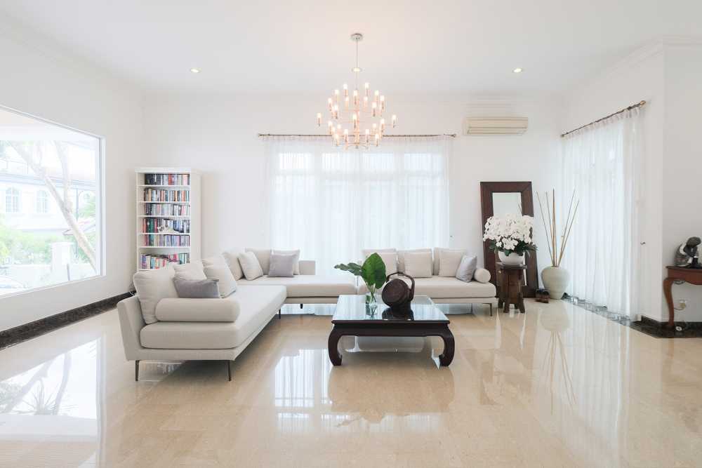 Contemporary Living Room with Sofa and Coffee Table
