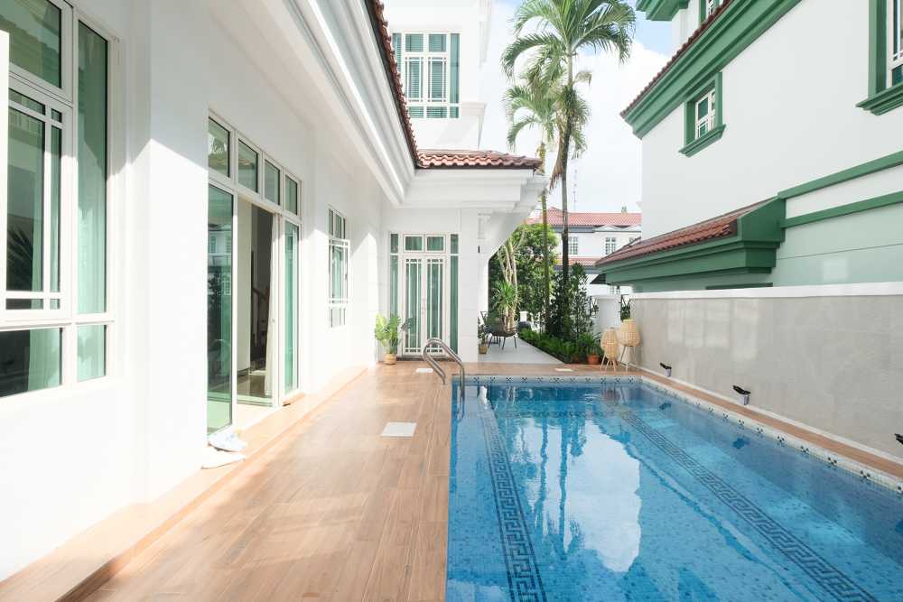 Contemporary Outdoor with Outdoor Lighting and Outdoor Furniture