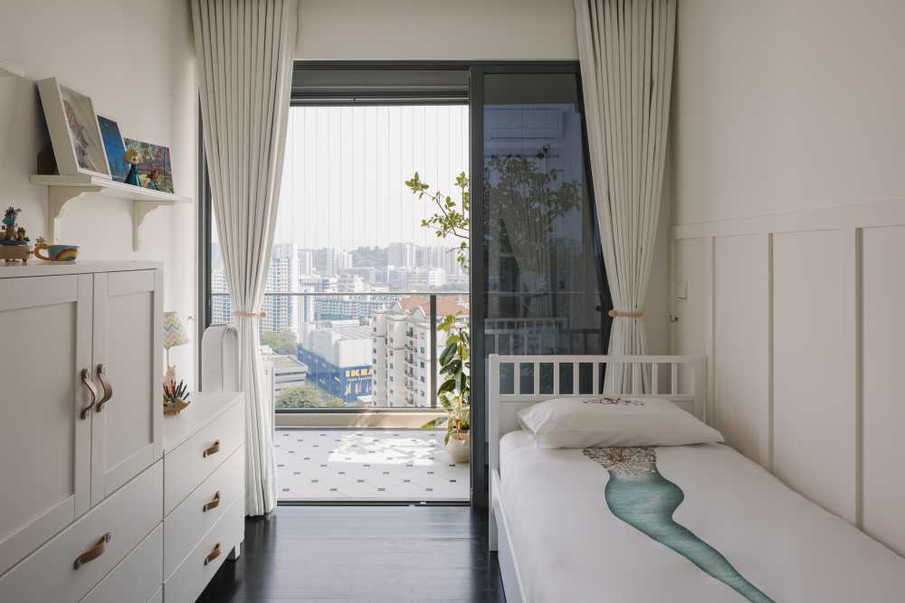 Modern Kids Room with Artwork and Children's Storage