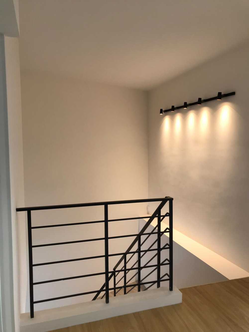 Minimalist Living Room with Vinyl Flooring and Flooring