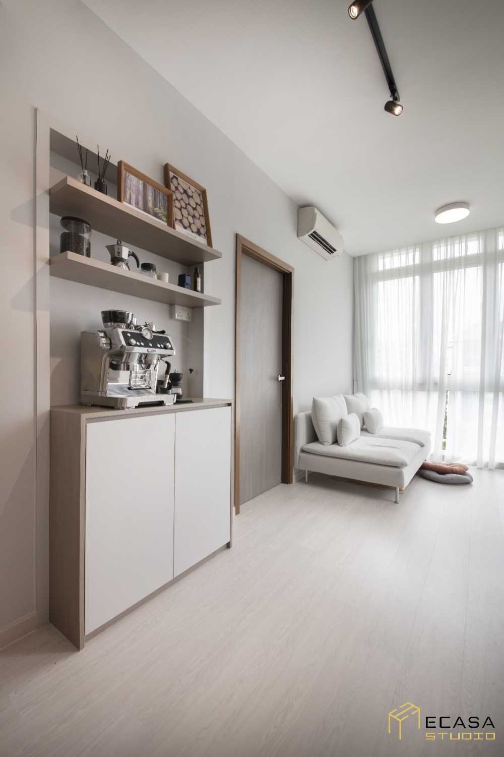 Minimalist Entryway with Shoe Rack and Console Table