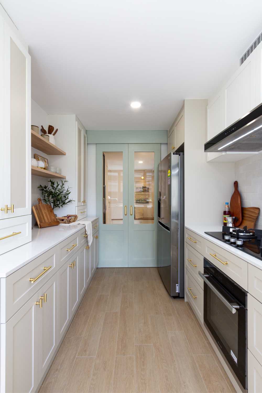 Scandinavian Kitchen with Kitchen Accessories and Dishwasher