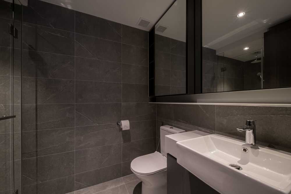 Contemporary Bathroom with Bathroom Storage and Bathroom Accessories