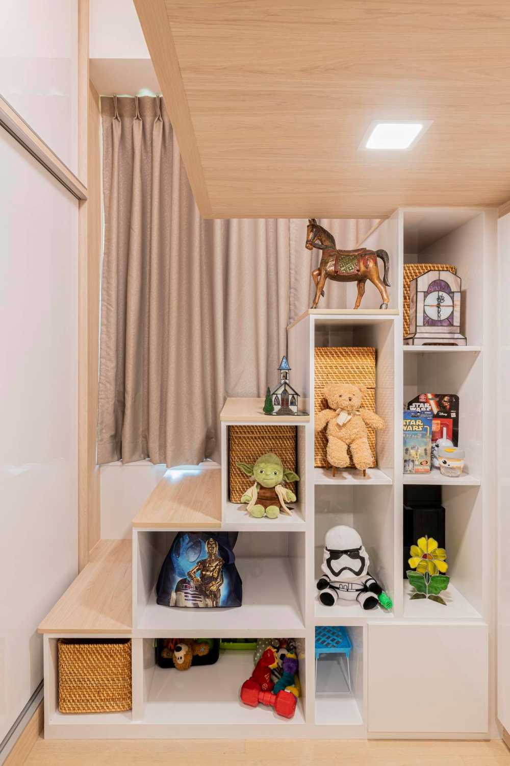 Contemporary Bedroom with Closet and Bedroom Dresser