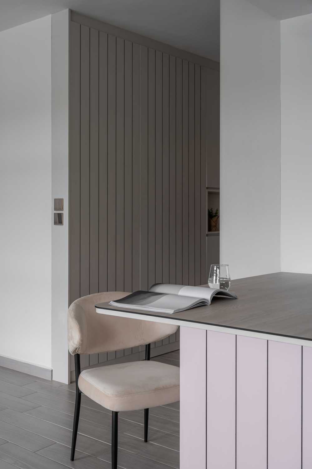 Scandinavian Entryway with Seating Bench and Shoe Rack