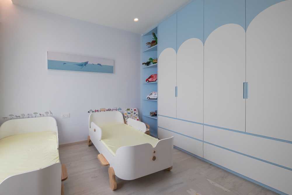 Scandinavian Kids Room with Toys and Children's Storage