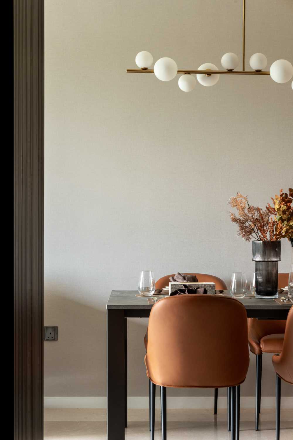 Modern Dining Room with Lighting and Decorative Lighting