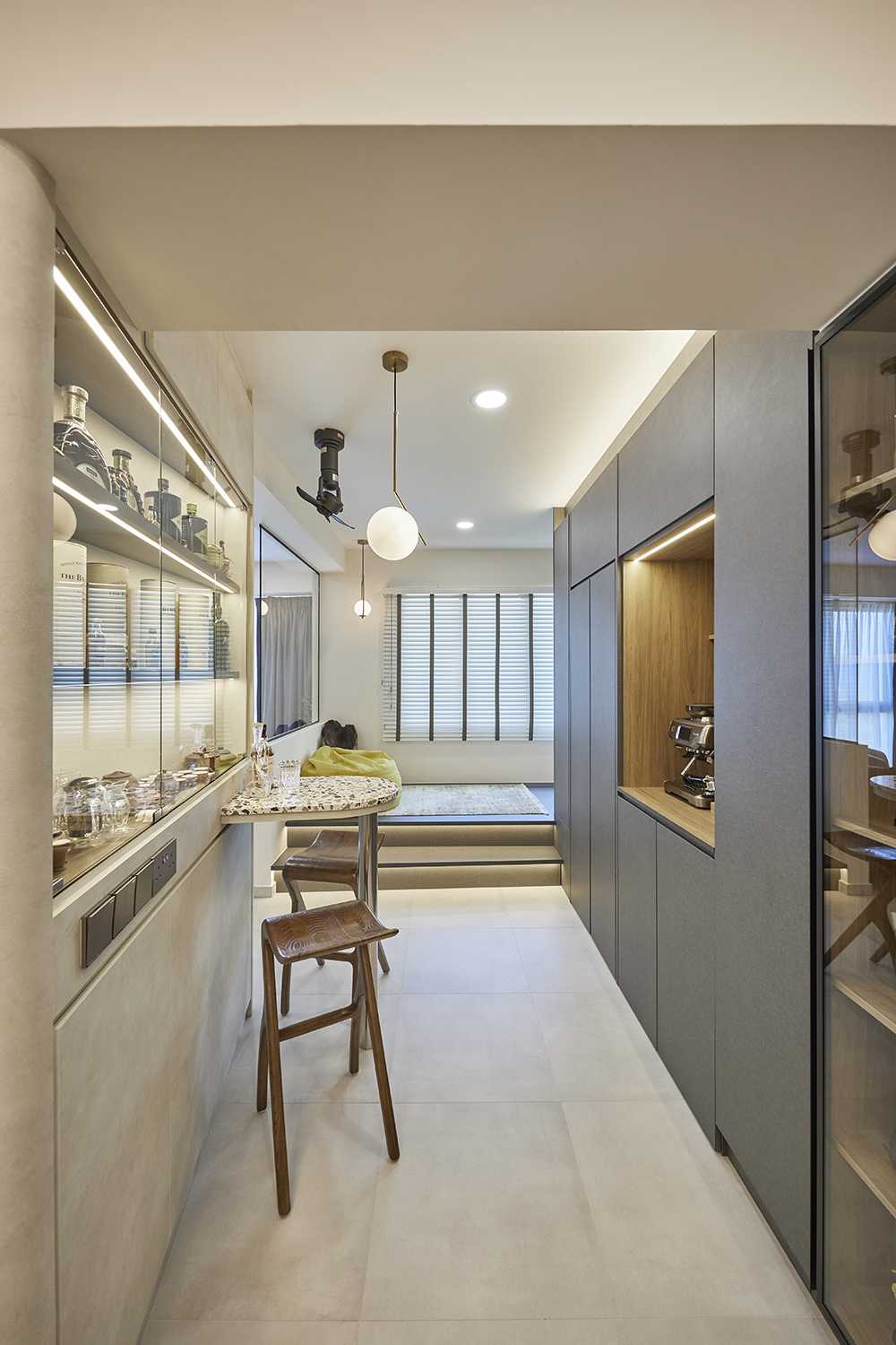 Modern Entryway with Mirror and Bathroom Mirrors