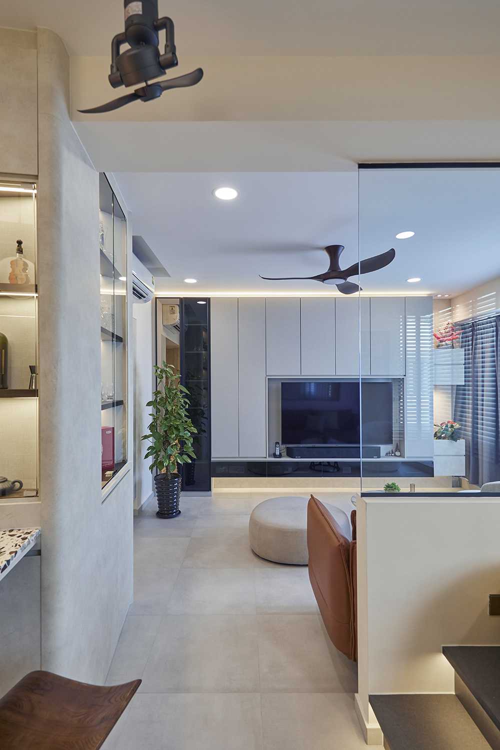 Modern Living Room with Sofa and Coffee Table