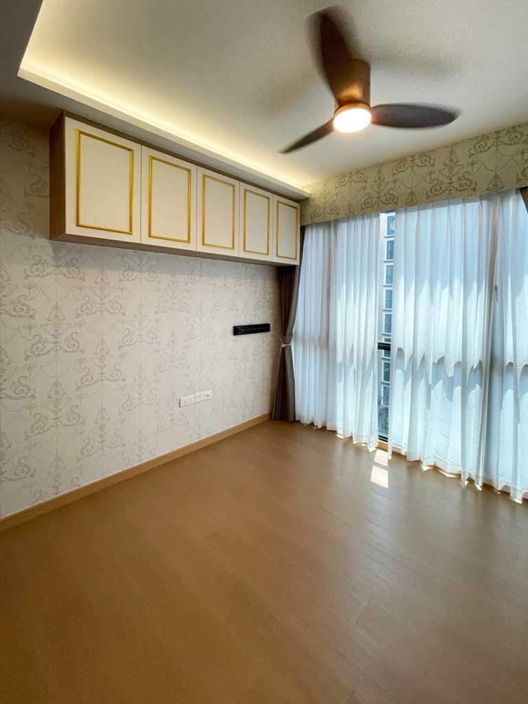 Scandinavian Bedroom with Wardrobe and Sliding Wardrobe