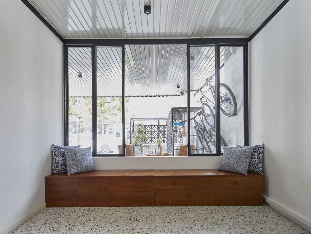 Asian Entryway with Mirror and Bathroom Mirrors