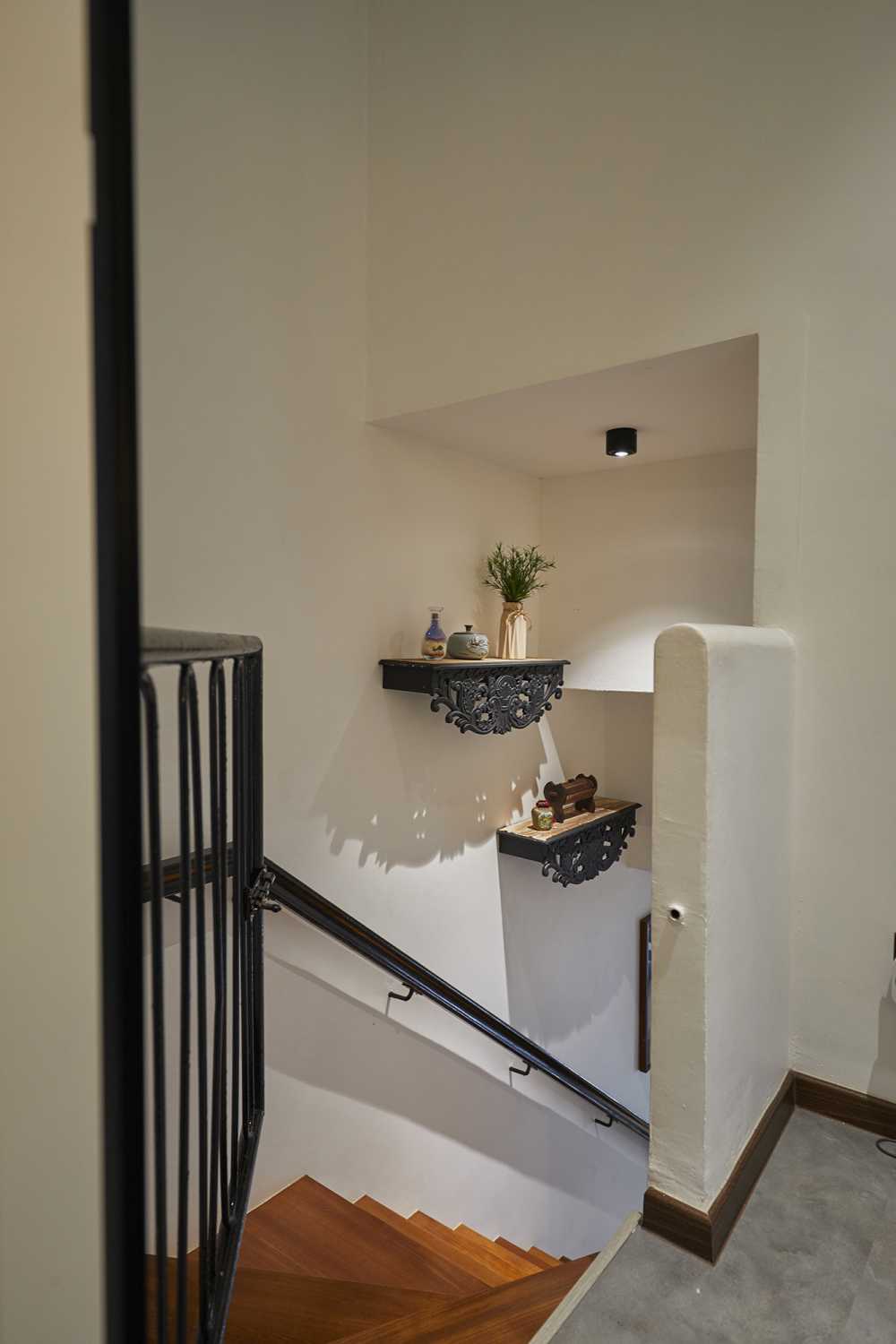 Asian Entryway with Mirror and Console Table