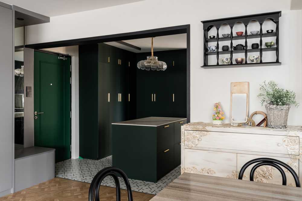Contemporary Bathroom with Mirror and Bathroom Mirrors
