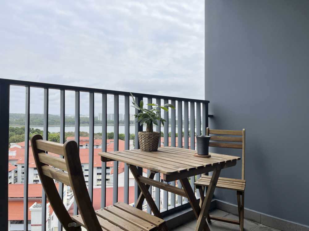 Scandinavian Outdoor with Outdoor Chairs and Outdoor Cushions
