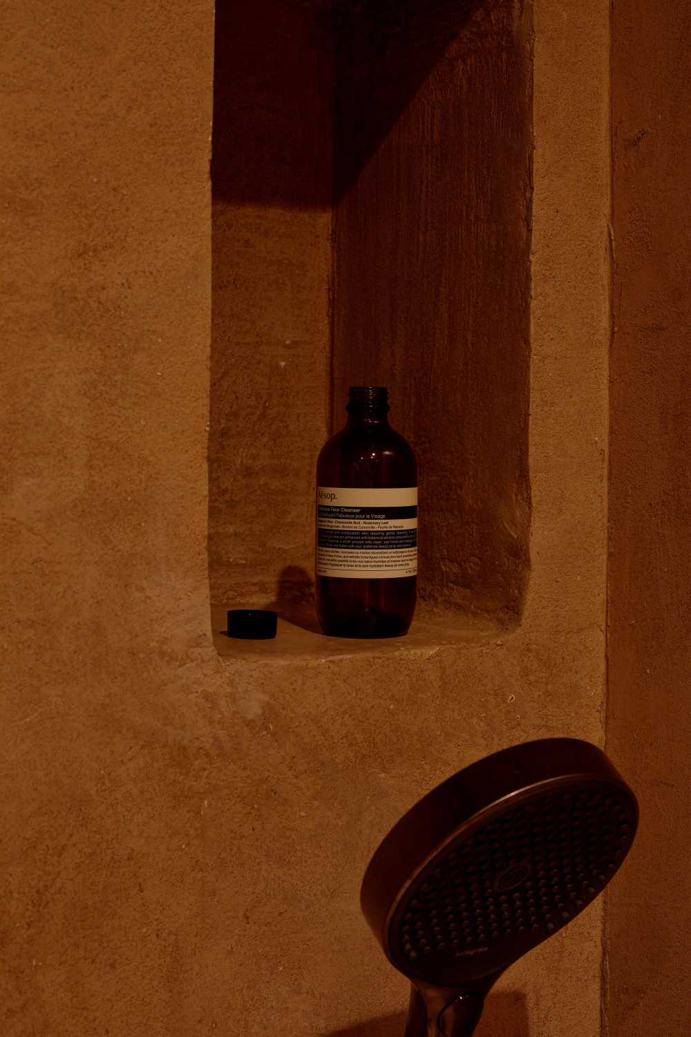Scandinavian Bathroom with Bathroom Accessories and Showers