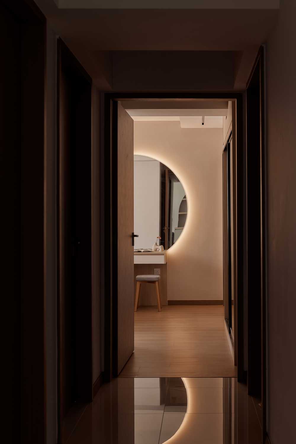 Scandinavian Bedroom with Wardrobe and Sliding Wardrobe