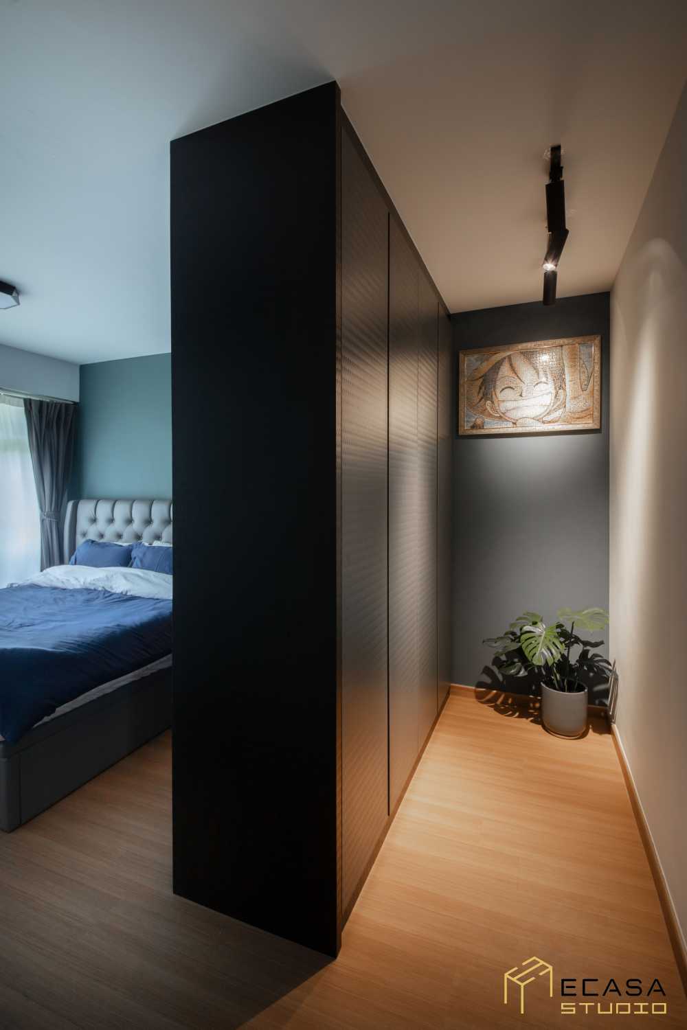 Modern Bedroom with Lighting and Lamps