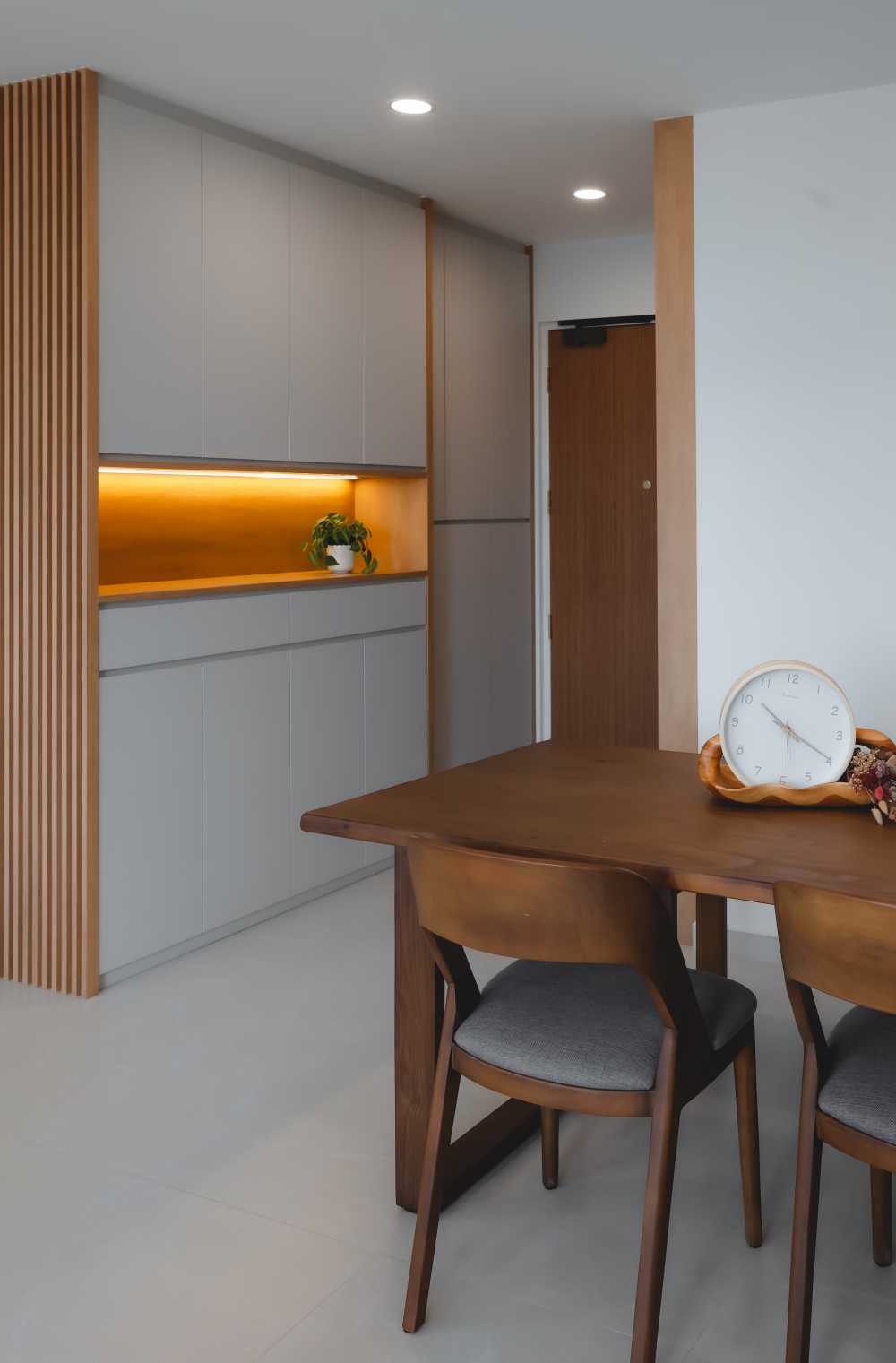 Modern Entryway with Storage Cabinets and Shoe Cabinets