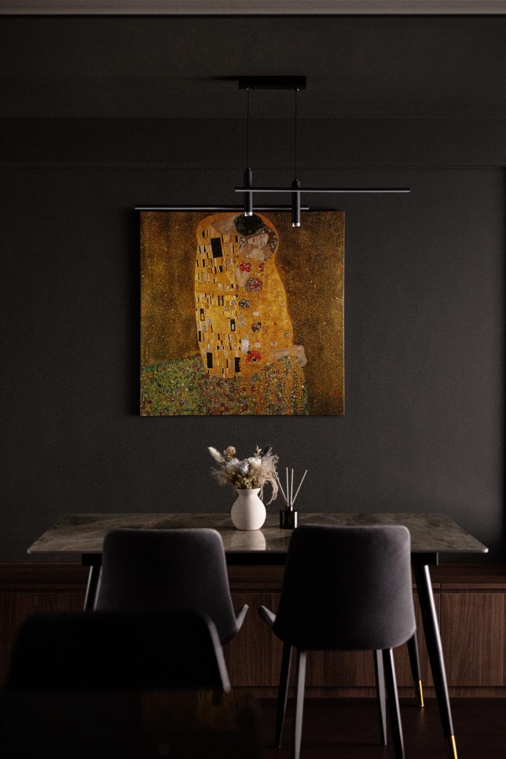 Modern Dining Room with Dining Table and Dining Chairs