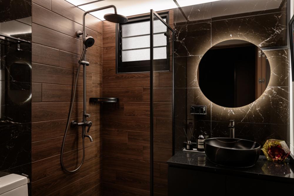 Modern Bathroom with Mirror and Bathroom Mirrors