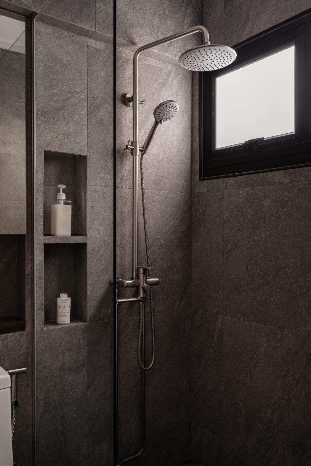 Scandinavian Showroom with Bathroom Accessories and Showers