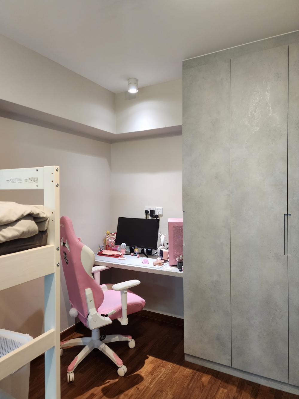 Scandinavian Kids Room with Children's Storage and Children's Furniture