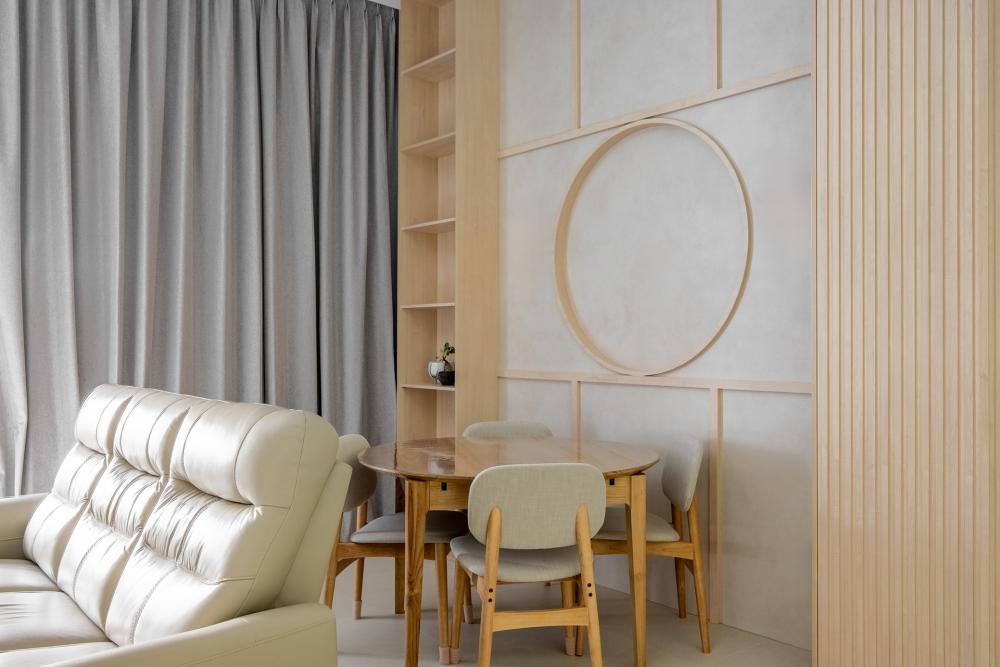 Modern Dining Room with Dining Table and Dining Chairs