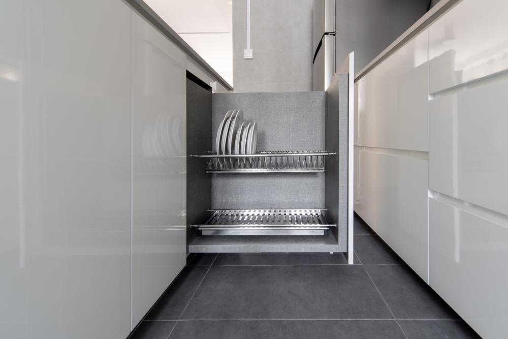Scandinavian Kitchen with Kitchen Accessories and Kitchen Cabinets