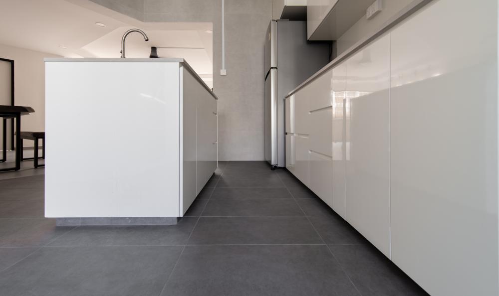 Scandinavian Kitchen with Kitchen Island and Kitchen Accessories