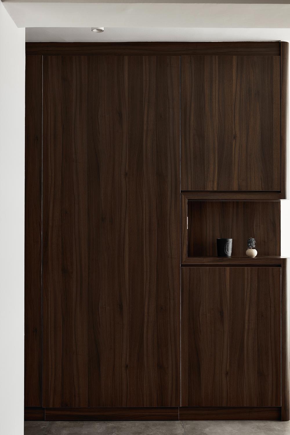 Modern Entryway with Small Storage and Shoe Cabinets