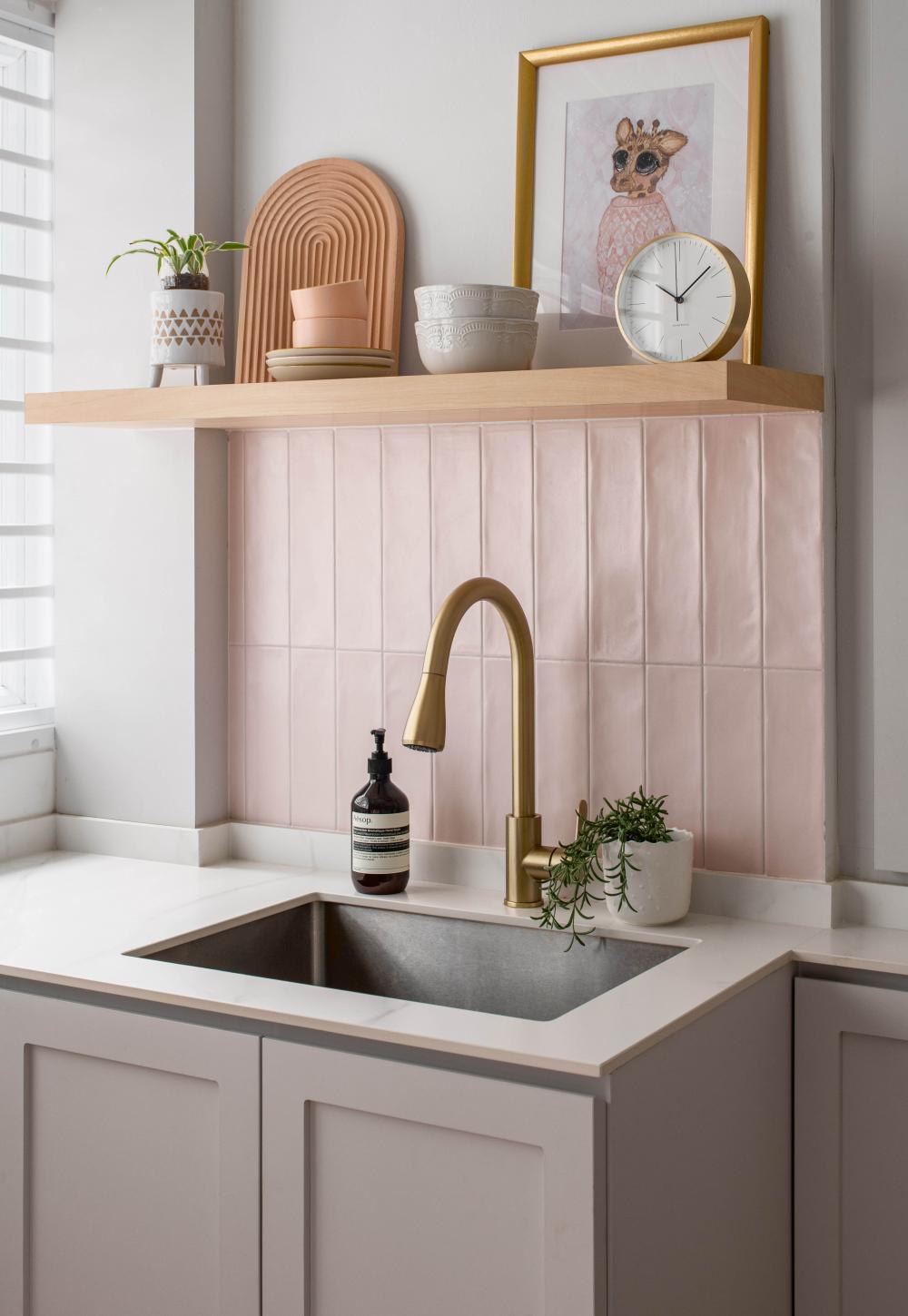 Scandinavian Kitchen with Kitchen Window and Open Kitchen