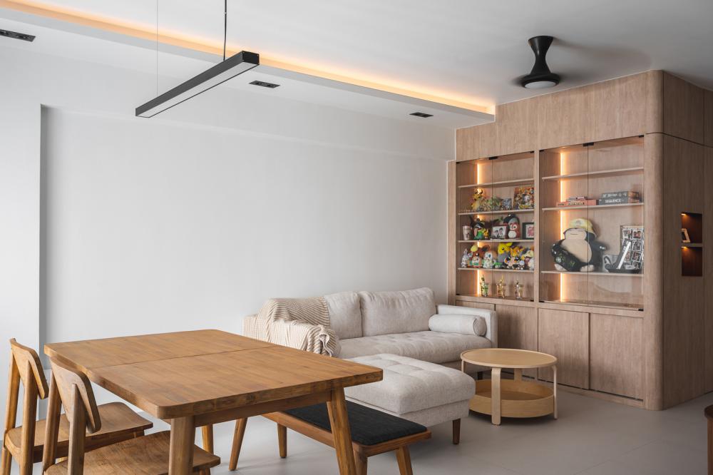 Modern Living Room with Sofa and 3 Seater Sofa
