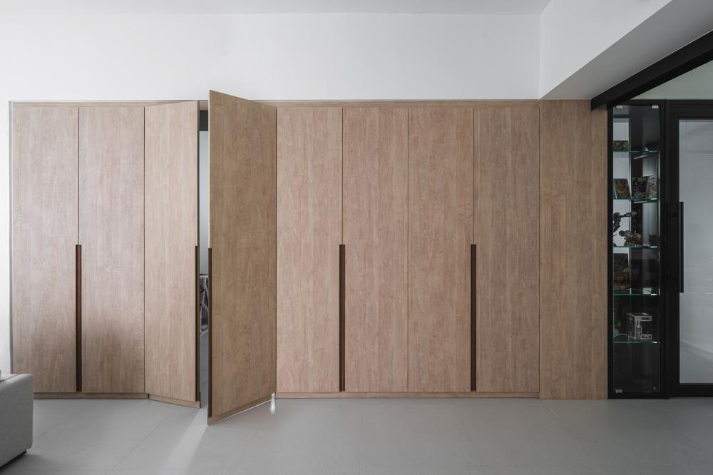 Modern Bedroom with Wardrobe and Bedroom Dresser