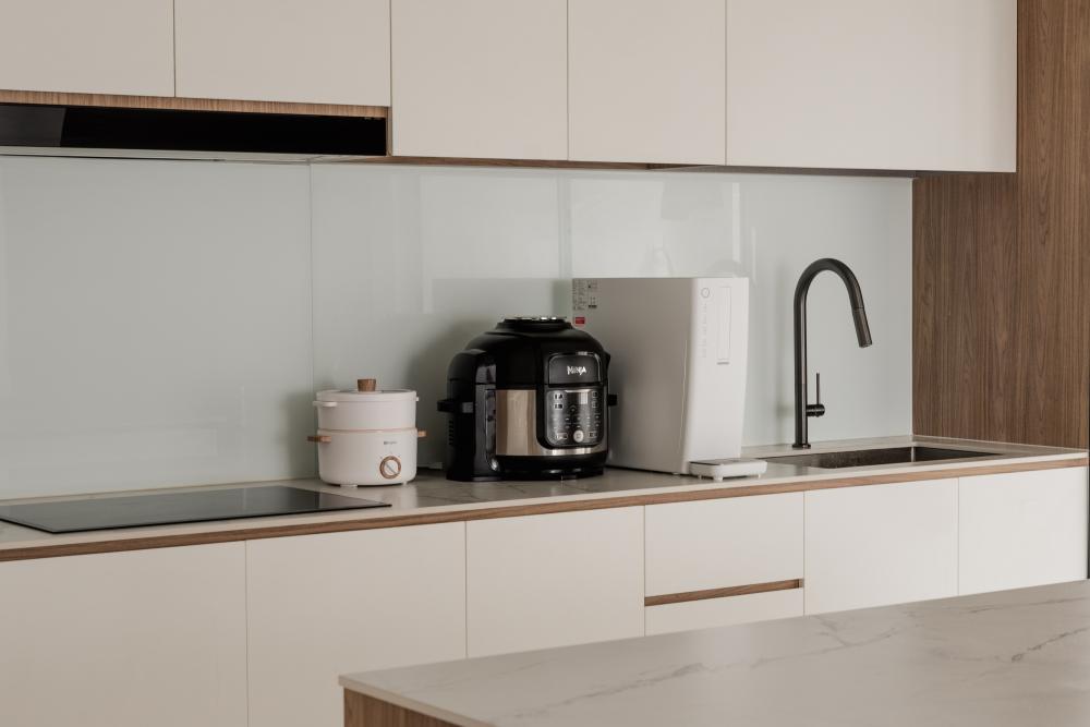 Modern Kitchen with Countertop and Cupboard