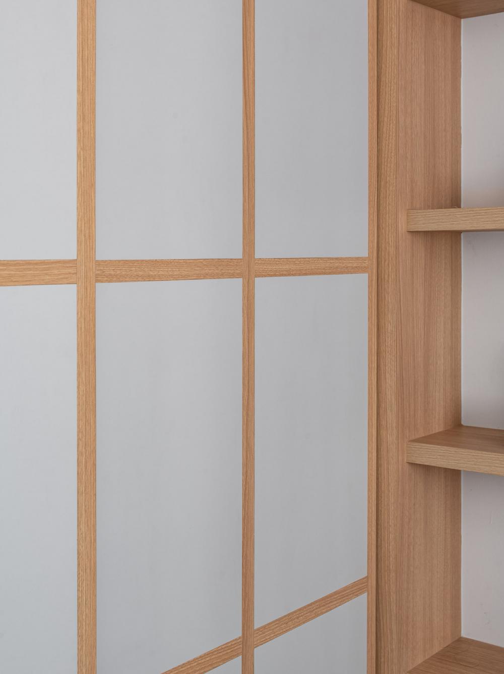 Transitional Bedroom with Platform Bed and Vinyl Flooring