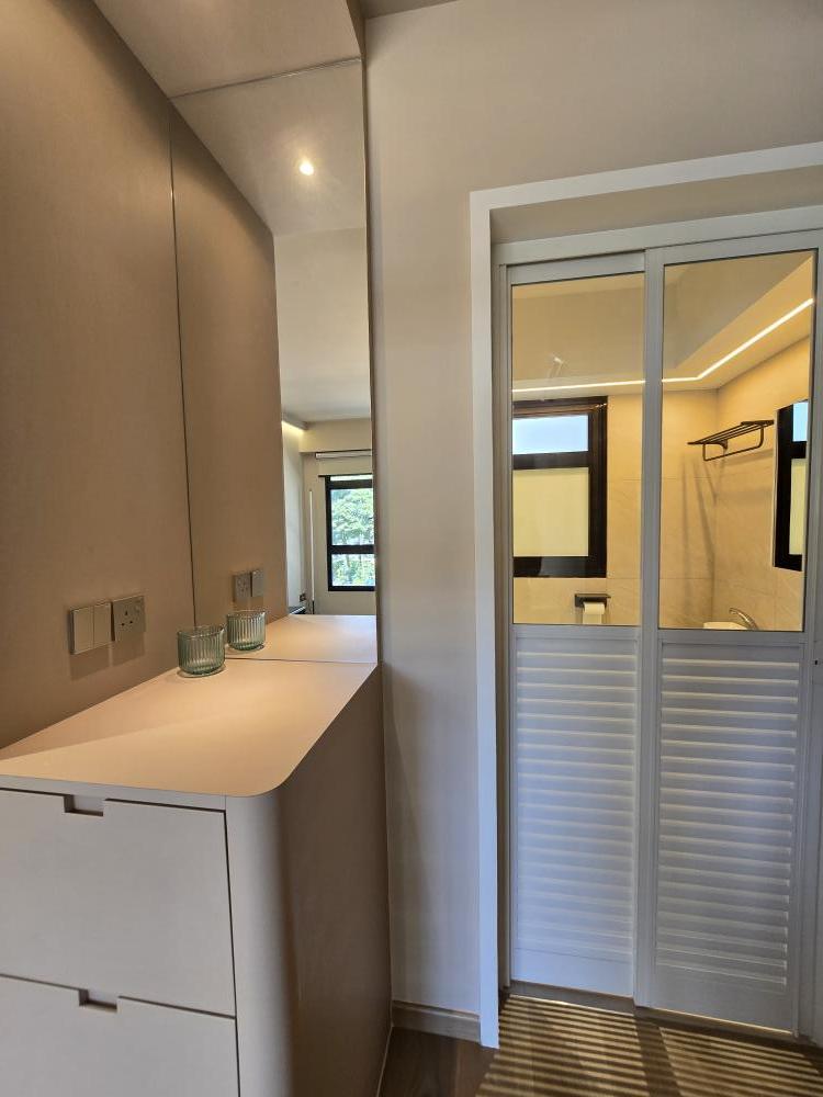 Scandinavian Bedroom with Wardrobe and Lighting