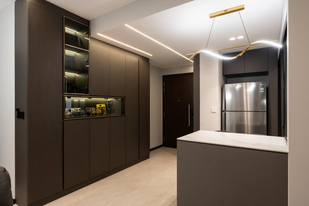 Modern Kitchen with Kitchen Window and Kitchen Island