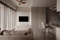 Minimalist Living Room at Dairy Farm Residences