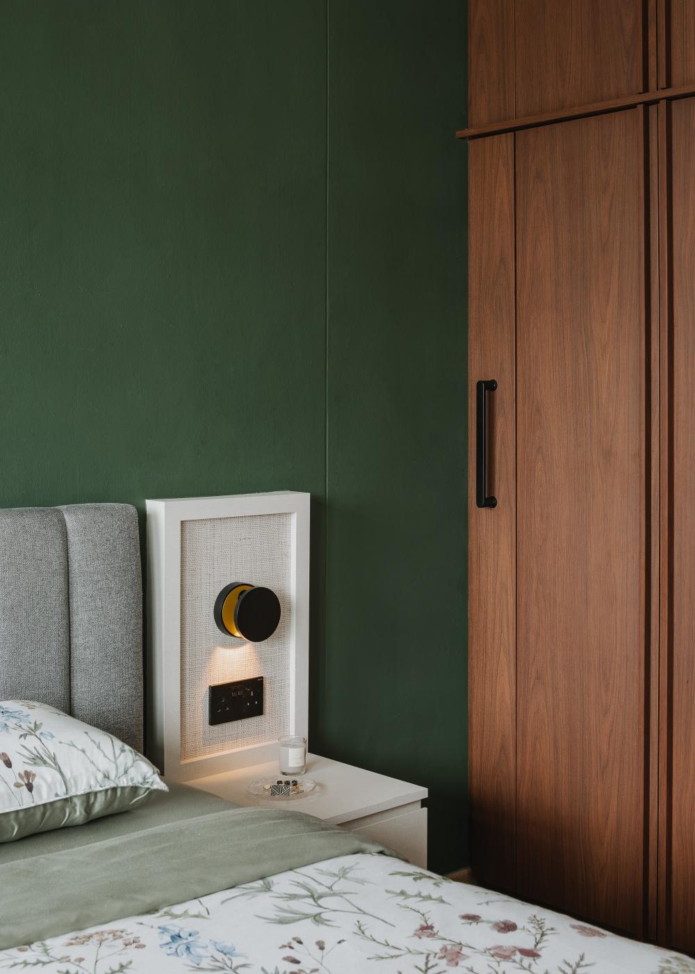 Scandinavian Bedroom with Wardrobe and Sliding Wardrobe