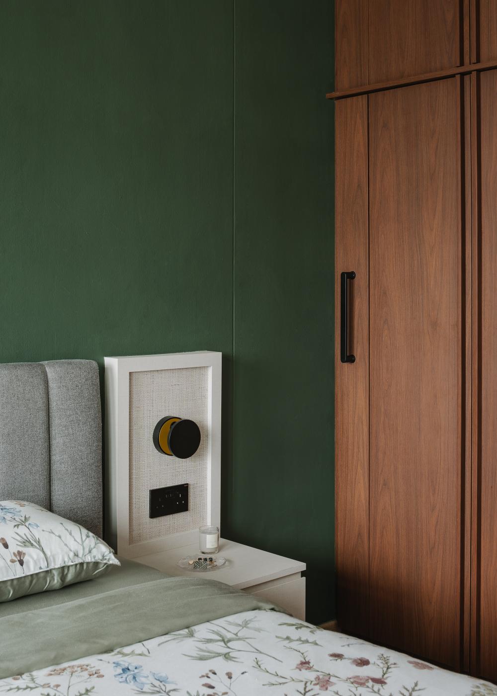 Scandinavian Bedroom with Wardrobe and Sliding Wardrobe