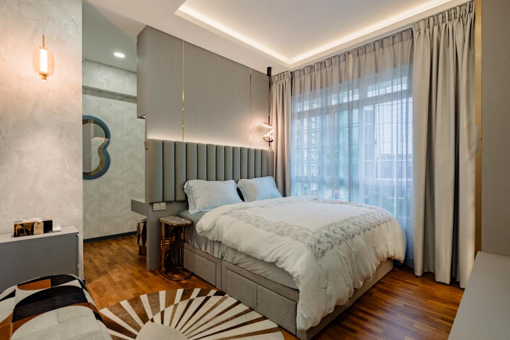 Modern Bedroom with Wardrobe and Sliding Wardrobe