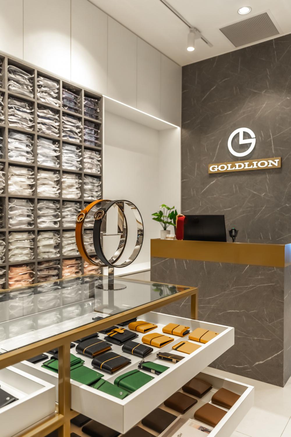 Modern Retail with Downlights and Wall Shelves