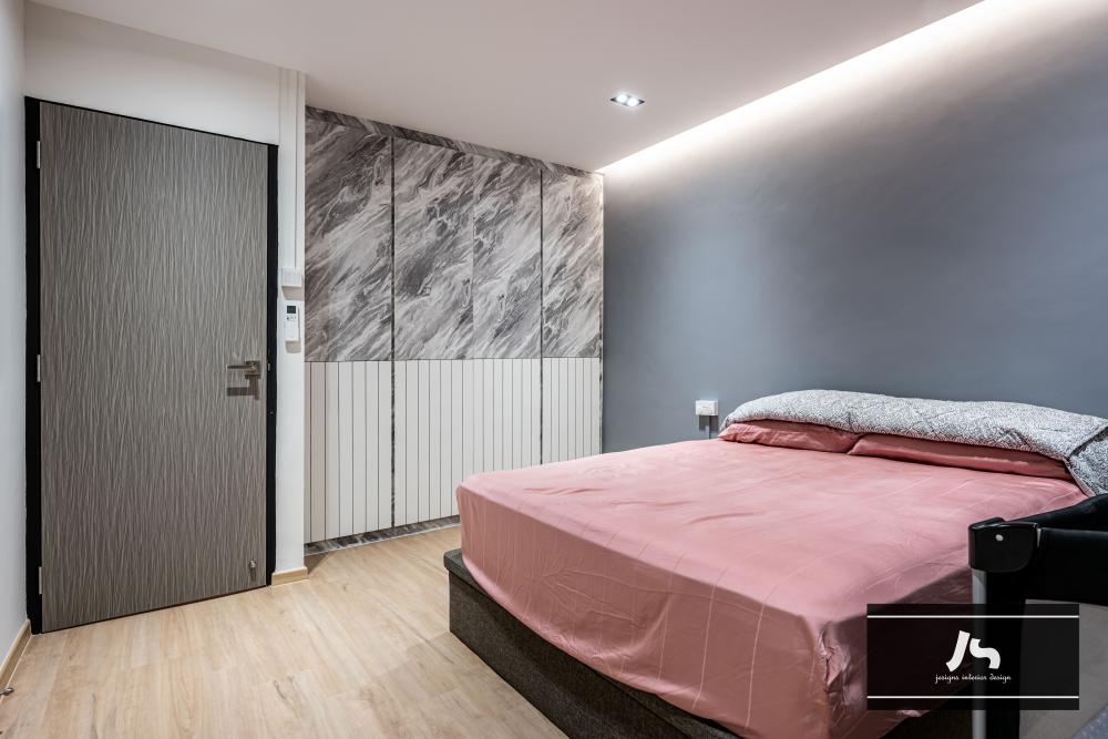 Modern Bedroom with Wardrobe and Sliding Wardrobe