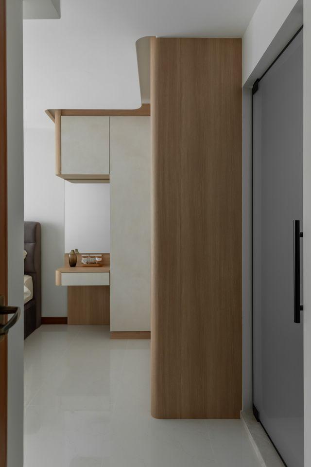 Contemporary Bedroom with Wardrobe and Bedroom Dresser