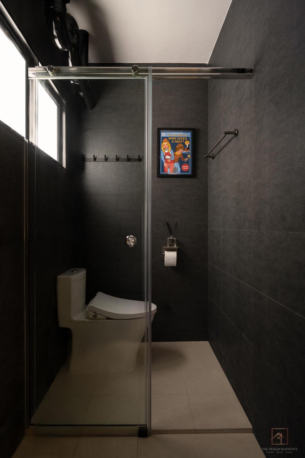Contemporary Bathroom with Shower Screen and Bathroom Sinks