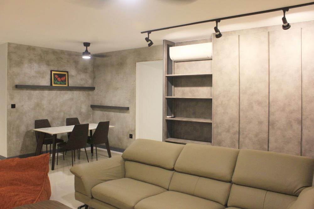 Modern Dining Room with Dining Table and Dining Chairs