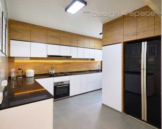 Contemporary Kitchen with Kitchen Window and Open Kitchen