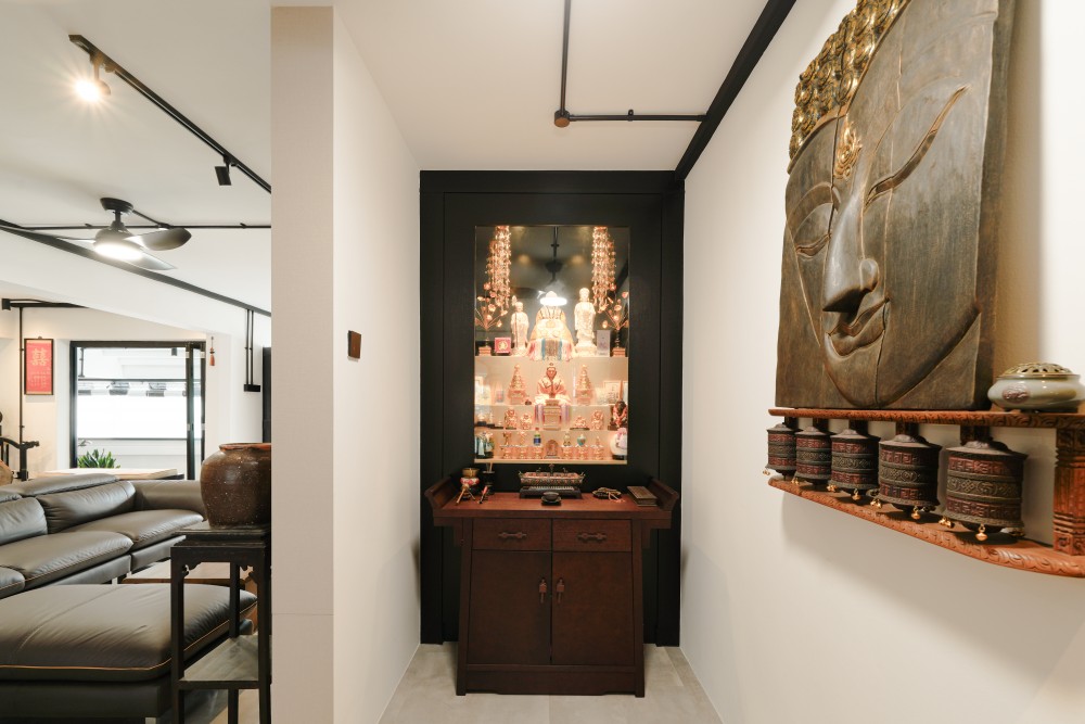 Industrial Entryway with Doors and Houseplants