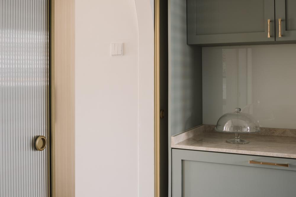 Modern Kitchen with Countertop and Cupboard