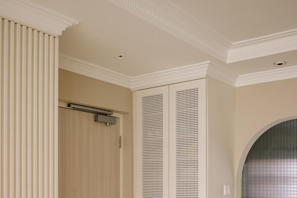 Modern Entryway with Shoe Rack and Storage Cabinets